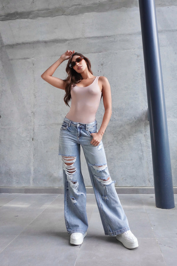 Jean Wide Leg Super Roto AM99517LTD